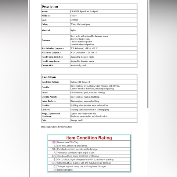 Chanel Beige and Black Men's Bagpack - Picture 15 of 15